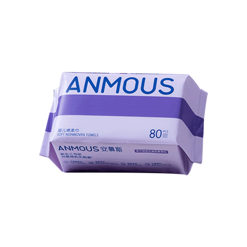 安慕斯紫包绵柔巾80抽
