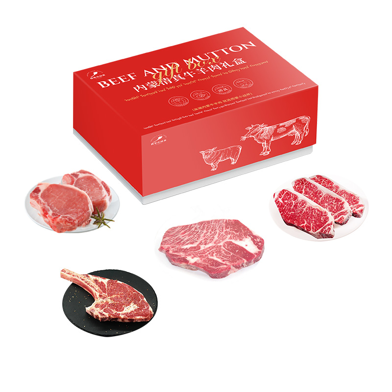 西蒙小战斧 内蒙S级和牛牛排礼盒-299型（730g）