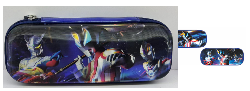 奥特曼4D光栅笔盒双图案文具盒-捷德 赛罗