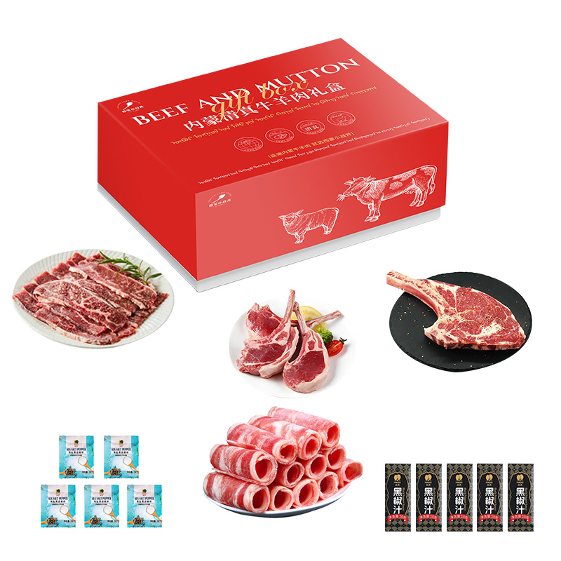 西蒙小战斧 露营烤肉礼盒-399型 （1085g）