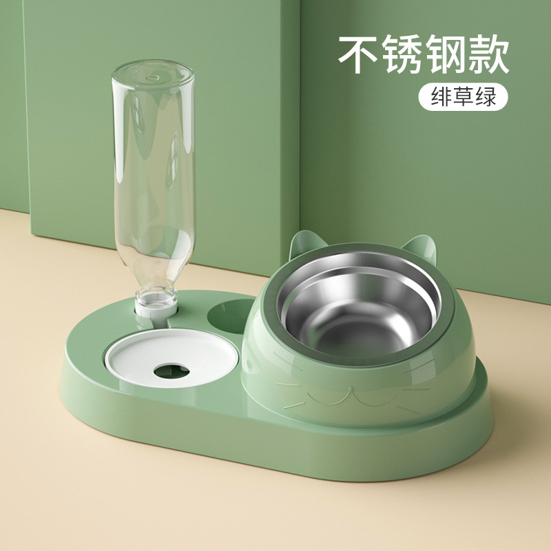 灵宠物语  狗狗饮水机自动喂食喂水器猫咪悬挂笼子狗喝水水壶兔子挂式喂食器