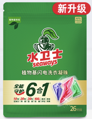 水卫士植物基闪电洗衣凝珠