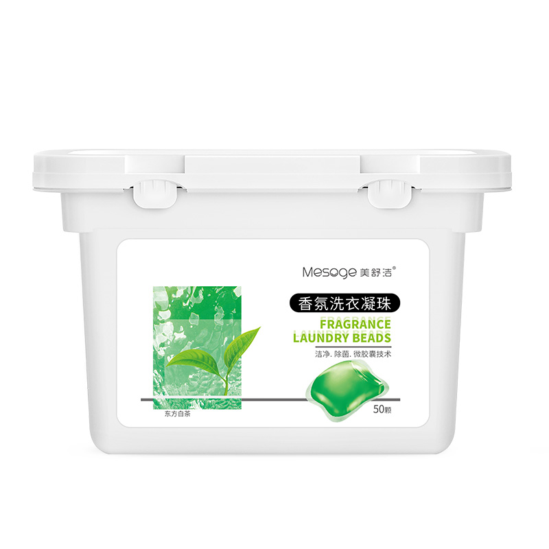 美舒洁东方白茶香氛洗衣凝珠50颗