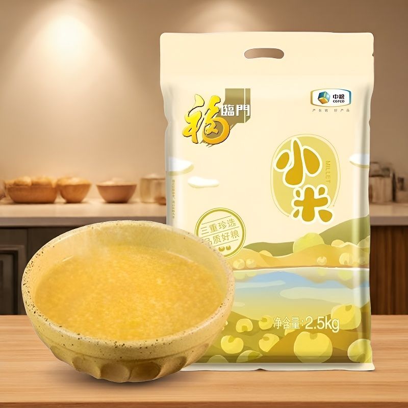 福临门小米六面真空双层2.5kg
