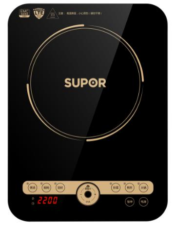 苏泊尔（SUPOR）ZMD安心系列 大功率触控 六大功能 大面板 定时功能电磁炉 配双锅 C22-IH91