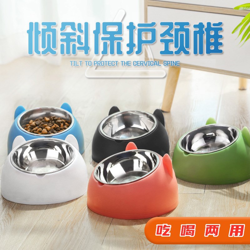 灵宠物语  不锈钢狗碗猫碗卡通狗食盆宠物碗