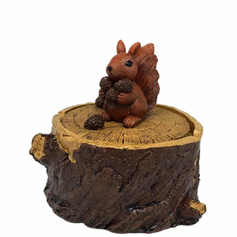 Peeling stump ashtray organizer