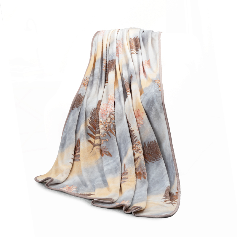 秋日温情法兰绒毯	126359