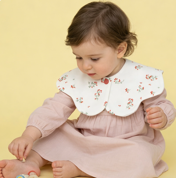 akasugu爱舒屋婴儿口水巾a类女宝宝 多款式