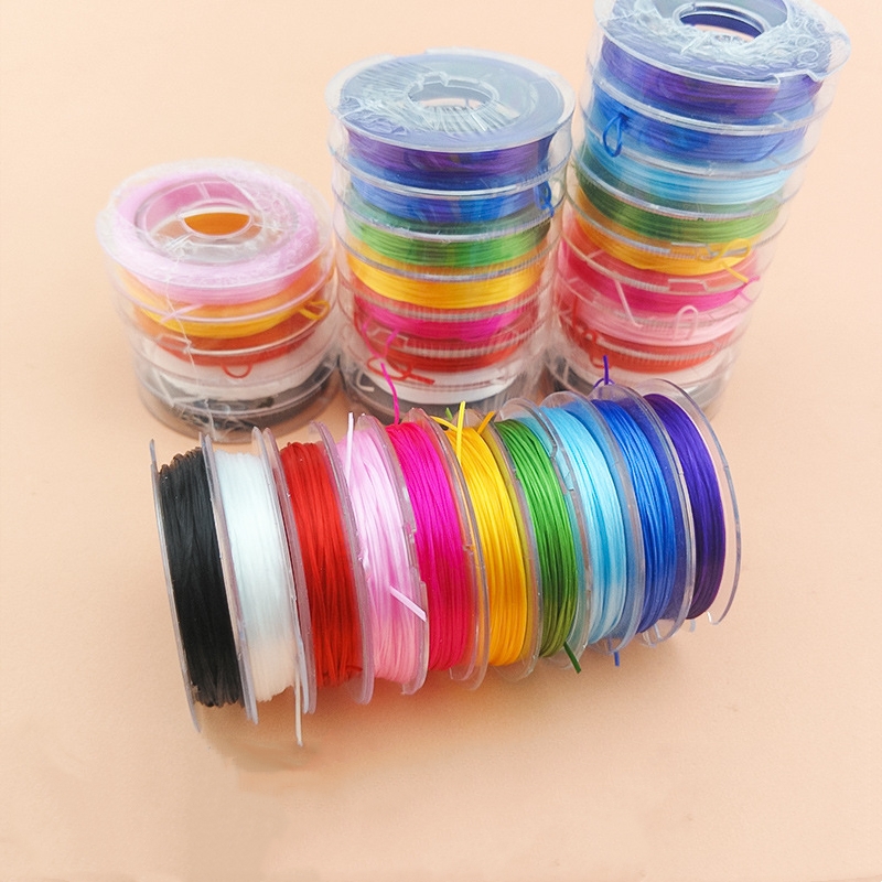 hot sale 10m/roll Elastic Cord Stretchy Bracelet String for Bracelets Beading Necklace Making and Craft Supplies