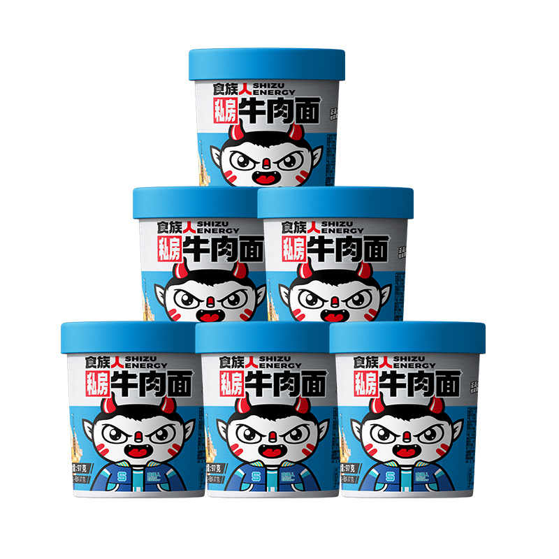 食族人私房牛肉面 97g*6桶