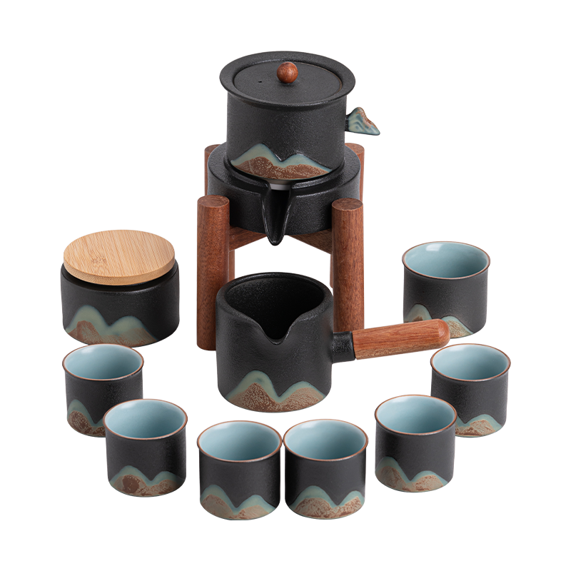 苏氏陶瓷（SUSHI CERAMICS）千里江山功夫自动茶具懒人茶具