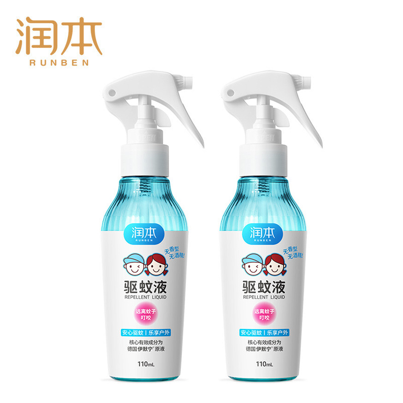 润本 7%驱蚊酯驱蚊液(无酒精无香型）110ml