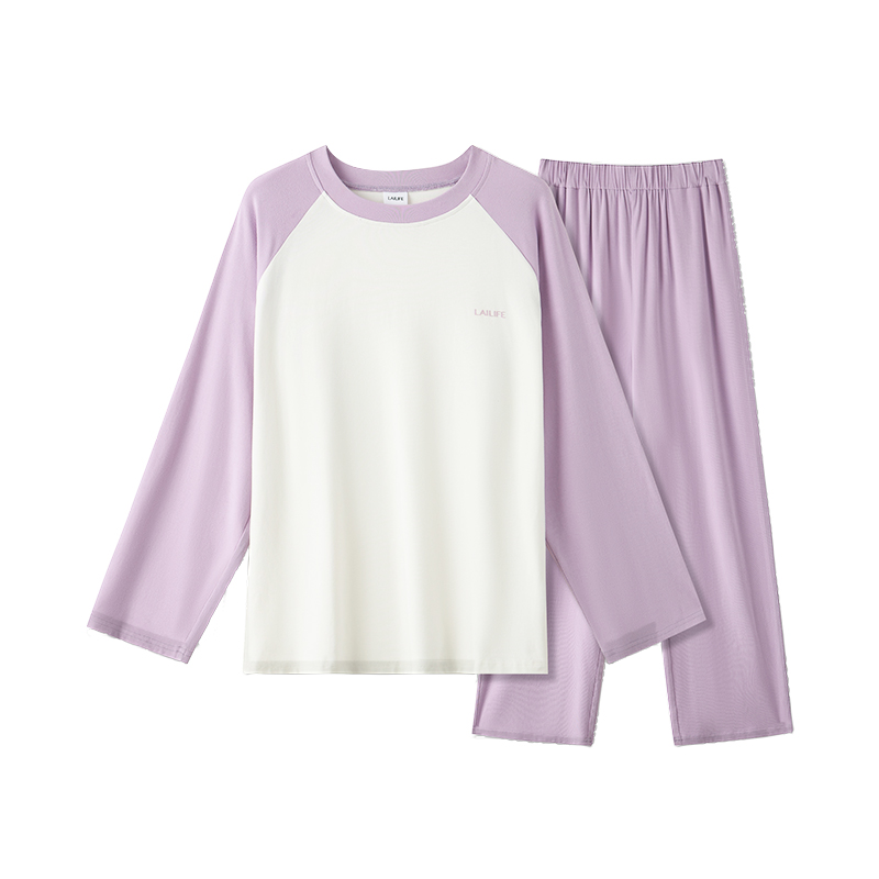 莱生活圆领家居服套装