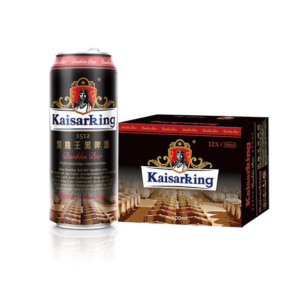凯撒王 黑啤罐500ml*12