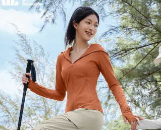 女士凉感修身运动防晒衣AL90024