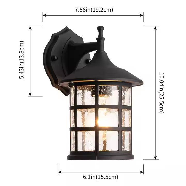 Outdoor courtyard lights, porch wall lights, bus lights