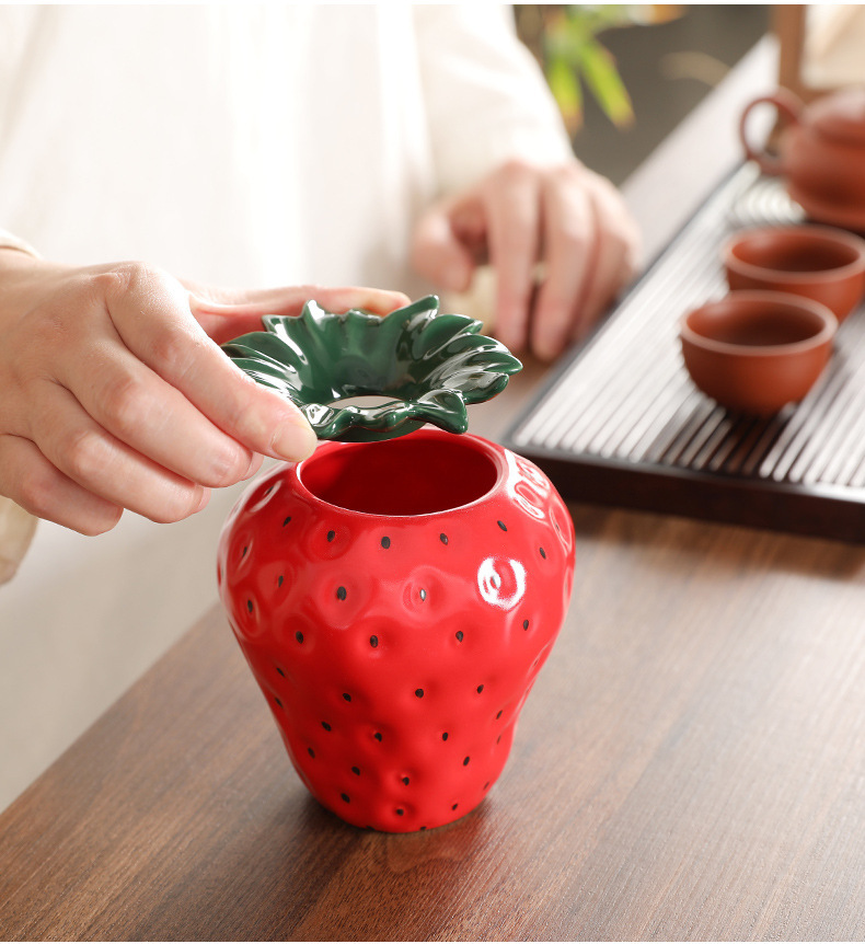 Ceramic ashtray anti-fly dust creative home living room