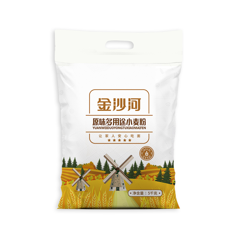金沙河原味多用途小麦粉5kg