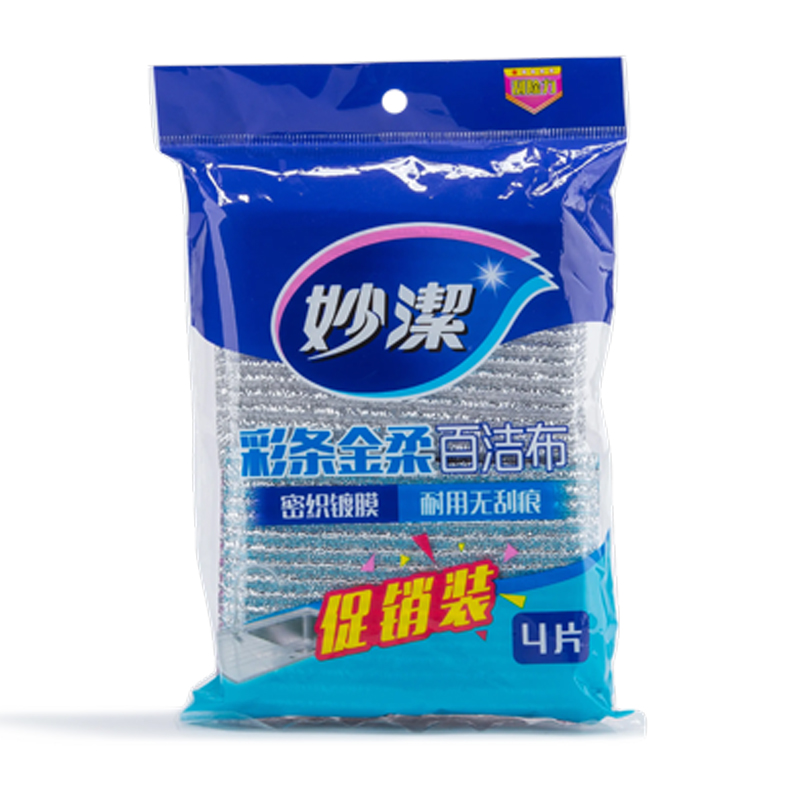 妙洁金柔百洁布4片装