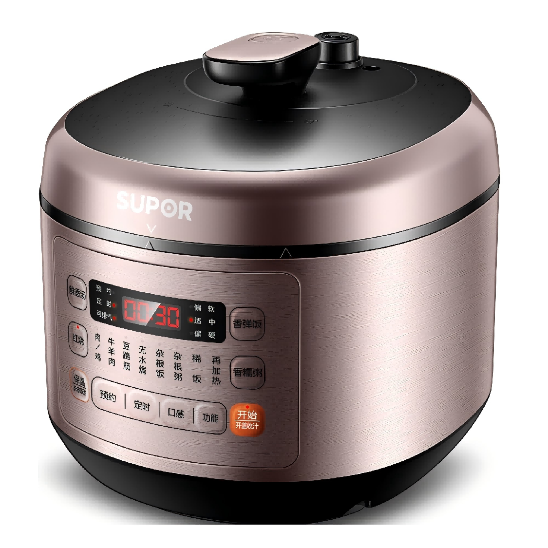 苏泊尔(SUPOR)电压力锅精控火候美味烹饪家用全自动智能预约压力锅快速脱骨迷你1-3-8人电饭煲煲汤易清洁 SY-50FH65 5L