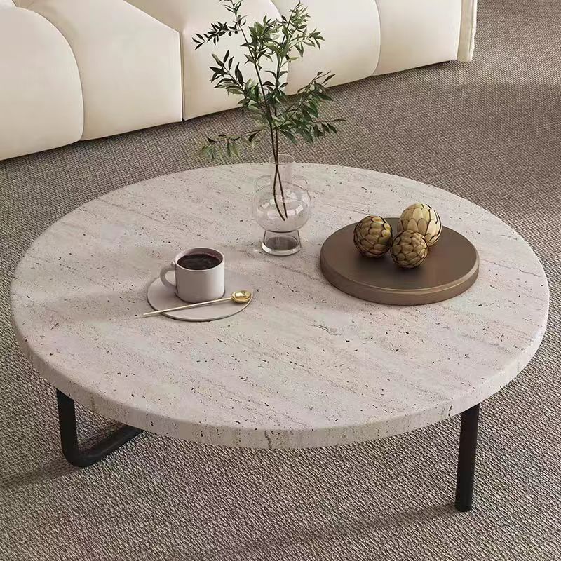 Small round table coffee table, side table, bedside table