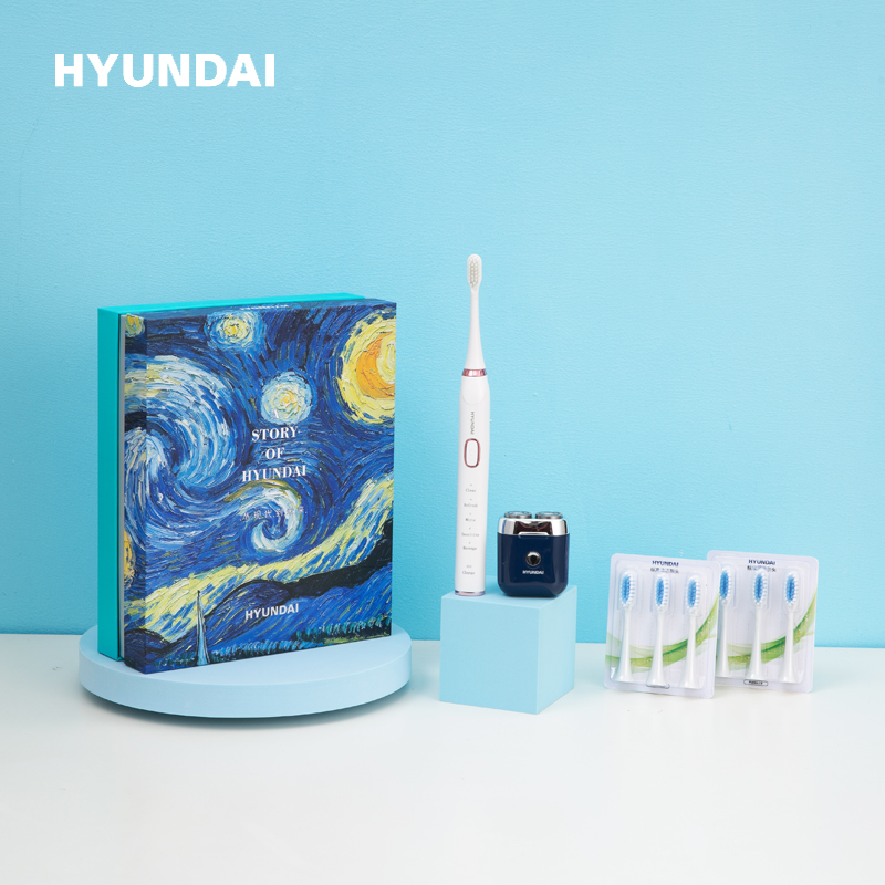 HYUNDAI 电动牙刷&剃须刀商务套装  YT805