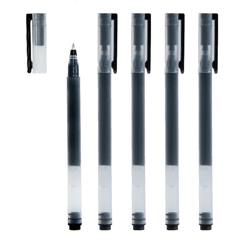 High cost performance gel pen black 0.5 water-based carbon signature pen student 100pcs