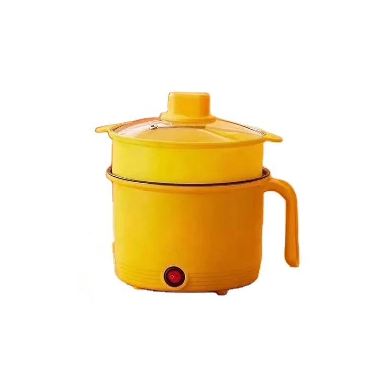 Multi-function Portable Electric cooking pot Stainless Steel Mini Electric Cooker With Steamer