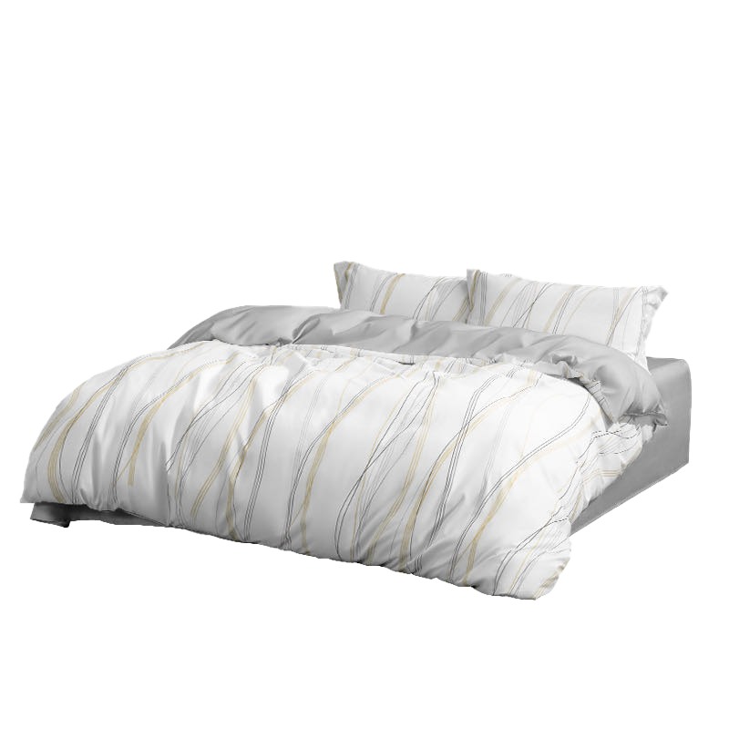 水星家纺印花磨毛四件套-指尖律动	127457