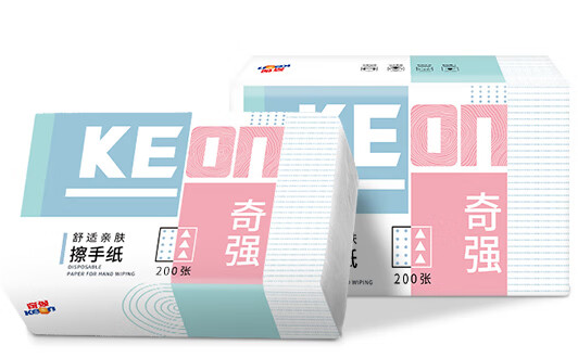 奇强牌擦手纸200张/包