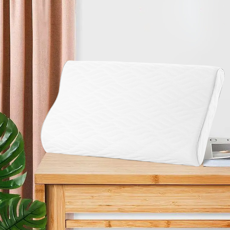 水星家纺百思曲线天然乳胶枕123030     40*60*8  