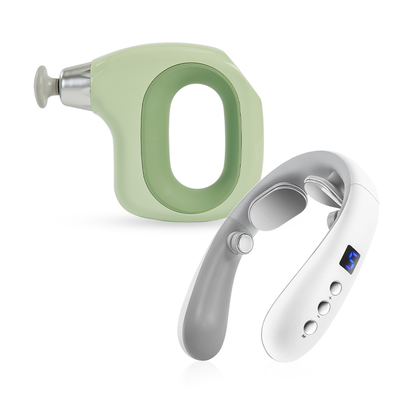 践程迷你筋模枪 颈部按摩仪蓝色组合 997