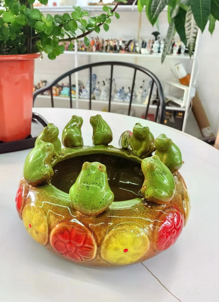 Ceramic crafts kiln glaze storage tank pen holder