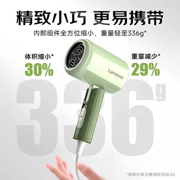 联想 家用吹风机 A5 mini  绿色	A5 mini