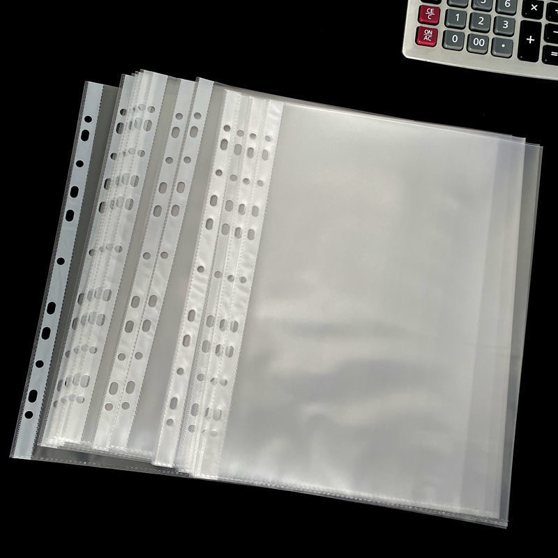 100 A4 transparent folders per package