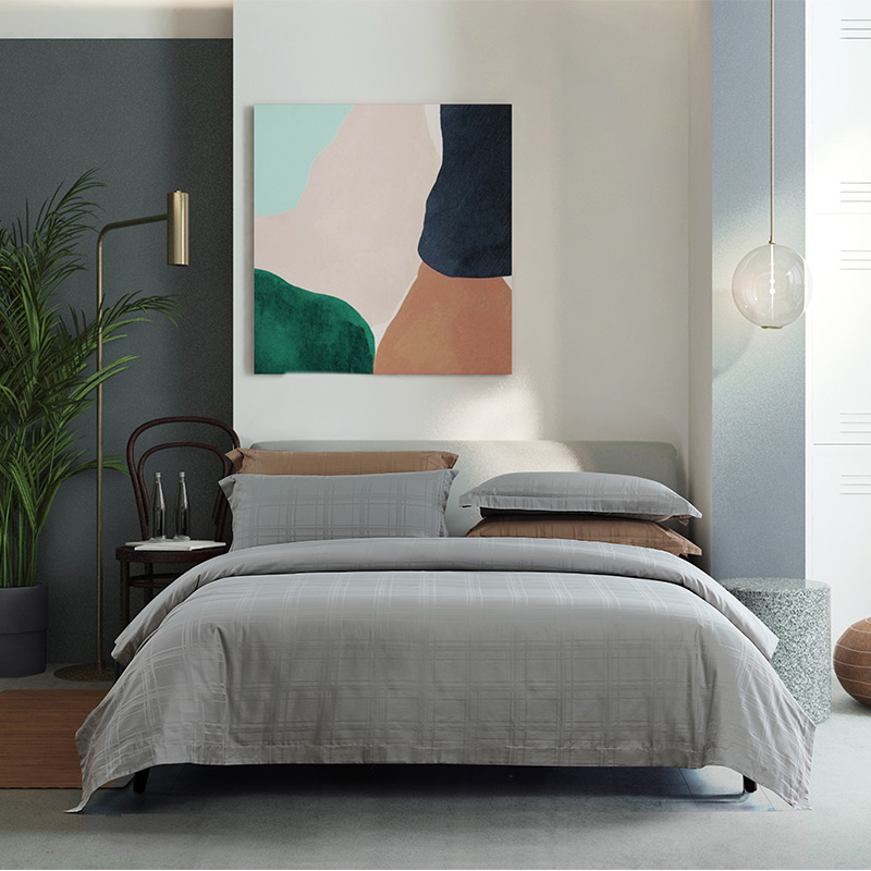 水星家纺全棉印花四件套——重庆森林  1.8米床 被套:200cm×230cm×1，床单：240cm ×245cm×1，枕套:48cm×74cm×2 