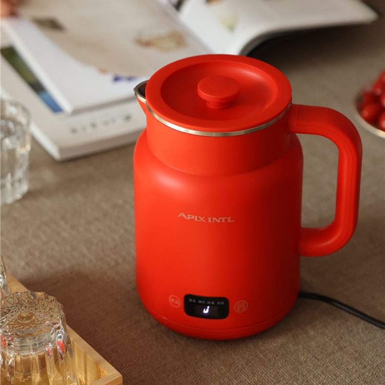APIXINTL安本素 便携式烧水壶大容量多功能电热水壶加热恒温旅行壶