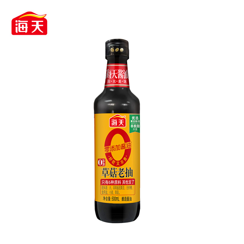 df-0添加草菇老抽500mL(PET瓶)