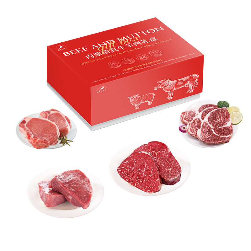 西蒙小战斧 内蒙S级和牛牛排礼盒-258型（600g）