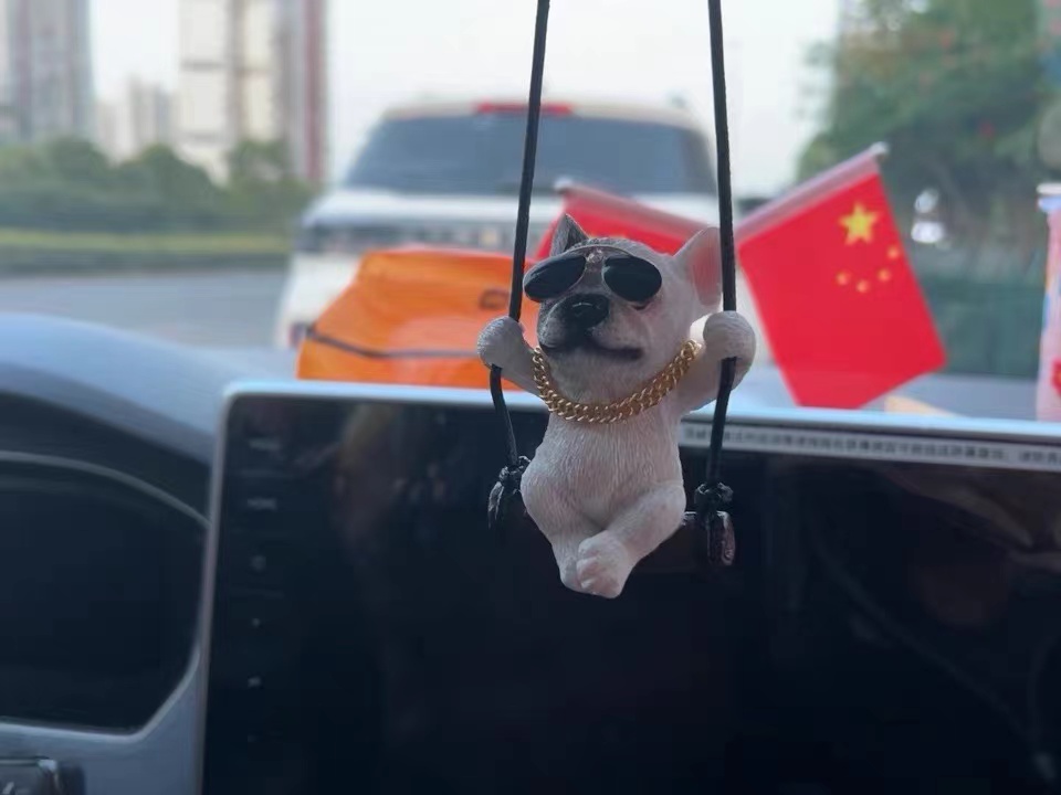 Premium automotive rearview mirror decoration