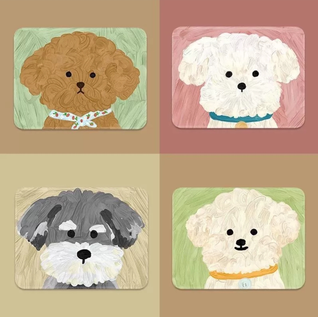 Dog colored mouse pad 45cm*35cm