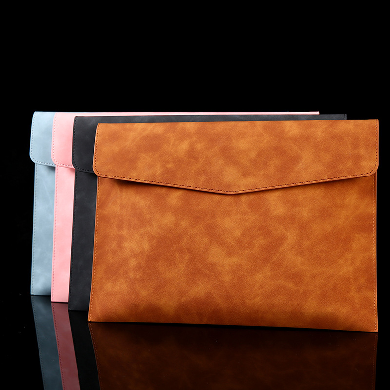 A4 Folder File Organizer Writing Clamps Clamps Business Office Folder Bag Large Capacity Waterproof Snapper