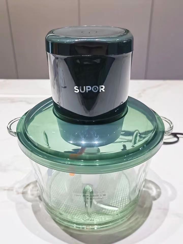 苏泊尔（SUPOR）ZMD安心系列 升级搅菜杆 花样速搅 辅食 易洗实心短轴 双层四刃精钢刀锋 绞肉机JRD05-U