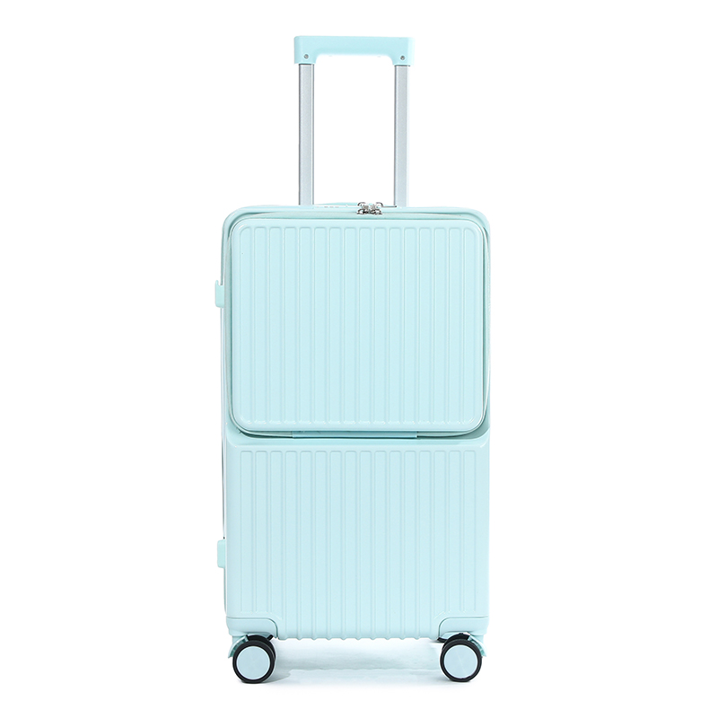 圣夫妮前置开口充电杯架款拉杆箱行李箱