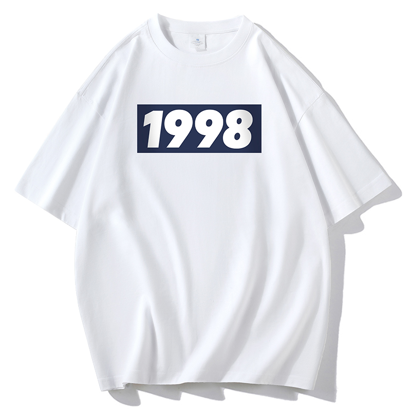 厂家纯棉短袖宽松男Ｔ恤字母夏季新款小众纯色半袖MY-T2320-1998