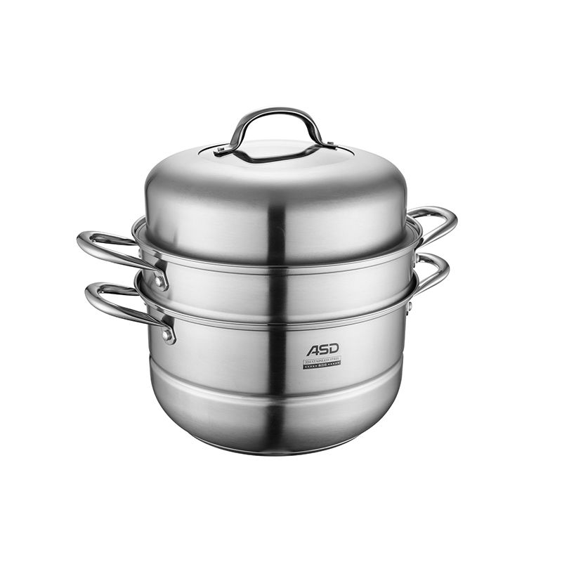 爱仕达（ASD）蒸锅不锈钢蒸锅煮汤锅一锅多用 明火电磁通用 28CM ZS28Q1TG