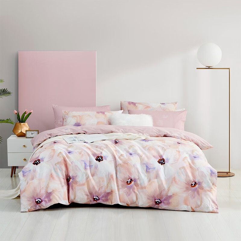 罗莱团购 罗莱 TGAM0010-4 浮生若梦全棉磨毛四件套