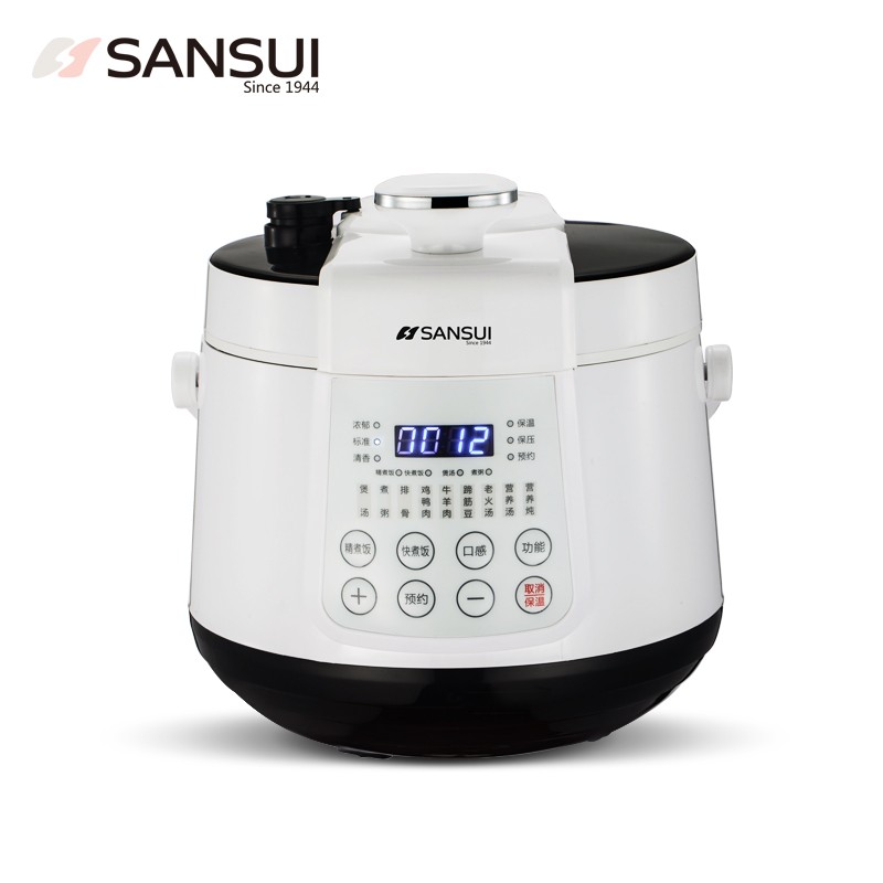 山水（SANSUI）智能球釜电压力锅6升（加配不锈钢蒸胆）SY-60D28