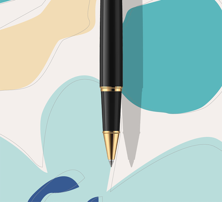 萧伯纳（Bernard Shaw） 星耀系列宝珠笔商务办公签字笔高档签名笔教师送礼七夕情人节礼物 云雾白宝珠笔 0.6mm【图片